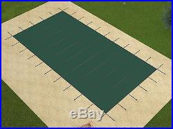 18'x36' Rectangle GREEN MESH EQUATOR In-Ground Swimming Pool Safety Winter Cover