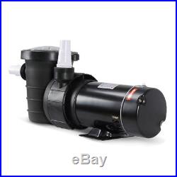 1.5HP Above Ground Swimming Pool Pump Motor Outdoor 5520GPH 3450RPM With Strainer