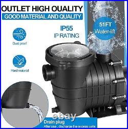 1.5HP Hayward Swimming Pool Pump Motor In/Above Ground with Strainer Filter Basket