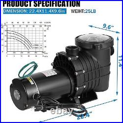 1.5HP Hayward Swimming Pool Pump Motor In/Above Ground with Strainer Filter Basket