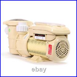 1.5HP Swimming Pool Pump Variable Speed Digital LCD Above Ground Pool With Fitting