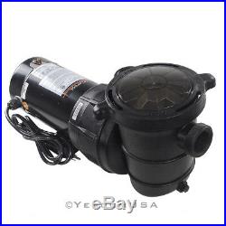 1.5 HP Swimming Pool Spa Water Pump 115 Volt Outdoor Above Ground Strainer Motor