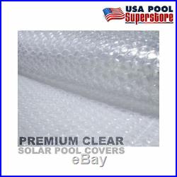 20' x 40' Rectangle Clear Swimming Pool Solar Cover Blanket 12 Mil