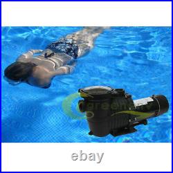230V 2HP 2-Speed High-Flo INGROUND Swimming POOL PUMP Strainer Energy Saving