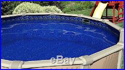 24'x54 Ft Round Unibead Crystal Tile Above Ground Swimming Pool Liner-25 Gauge