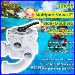 261055 Multiport Valve Kit 2 Inch For Pentair Triton & Quad D. E. And Sand Filter