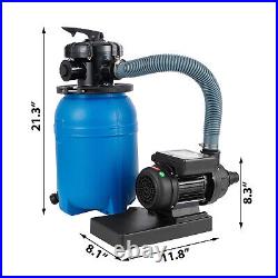 2640GPH 10 Sand Filter with 1/3HP Water Pump For Above Ground Swimming Pool Pump