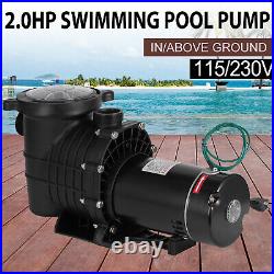 2HP Hayward Swimming Pool Filter Pump Motor withStrainer Generic Above/In Ground