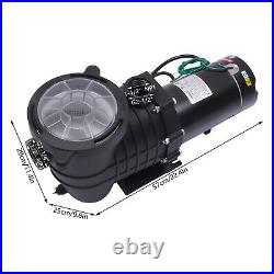 2.0HP Swimming Pool Pump Motor Hayward withStrainer Filter In/Above Ground 7080GPH
