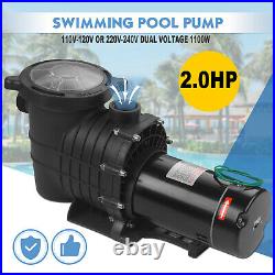 2.0HP Swimming Pool Pump Motor Hayward withStrainer Generic In/Above Ground
