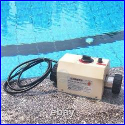 3000W Electric Swimming Pool Heater & SPA Bathe Bath Hot Tub Thermostat 220V
