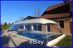 39x19x10Ft Inflatable Hot Tub Swimming Pool Solar Dome Cover Tent