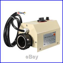 3KW 220V Swimming Pool & Bath SPA Hot Tub Electric Water Heater Thermostat