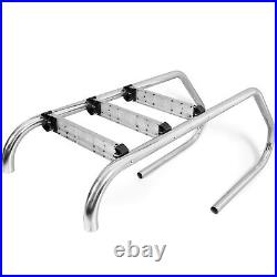 3-Step Stainless Steel Swimming Pool Stairs with Non-Slip Footstep For In-Ground