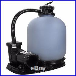 Above Ground Swimming Pool Pump 4500GPH 19 Sand Filter / 1.5HP intex compatible