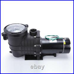Above/In Ground 1100W 1.5HP Swimming Pool Pump 110-120V/220-240V withStrainer