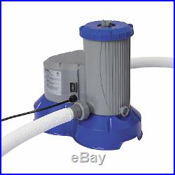 Bestway 58392E Flow Clear 2500 GPH Above Ground Swimming Pool Water Filter Pump