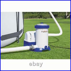 Bestway 58392E Flowclear 2500 GPH Above Ground Swimming Pool Water Filter Pump