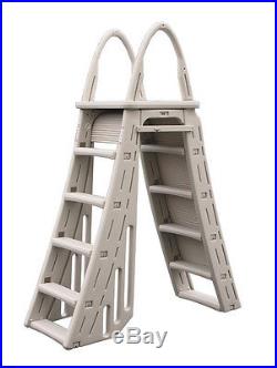 CONFER 7200 Guard Heavy Duty A Frame Aboveground Swimming Pool Ladder 48-56