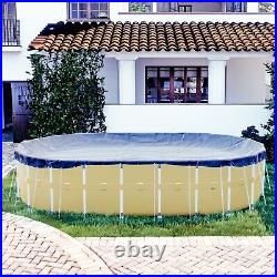 ColourTree Inground Above Ground WInter Pool Cover Oval (We Make Custom Sizes)