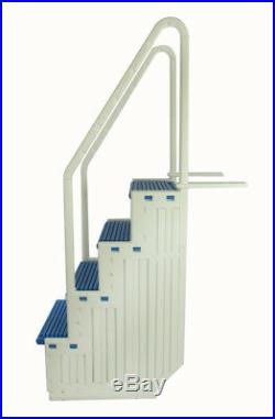 Confer Step 1 Aboveground In Pool Swimming Pool Steps Entry System Blue