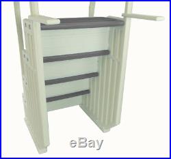Confer Step 1 Aboveground In Pool Swimming Pool Steps Entry System Grey