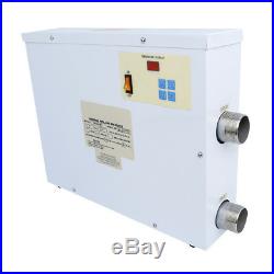 ELECTRIC Water Heater 5.5/9/11/15/18KW 220V Swimming Pool SPA Hot Tub Thermostat