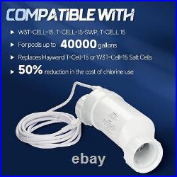 Fit For Hayward-W3T-CELL-15 Salt Cell with 15-ft Cable 40,000 Gallons