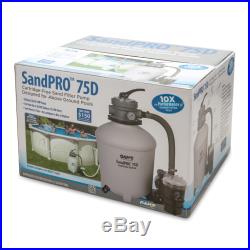 Game SandPRO 75 Above Ground Pool Pump + Sand Filter