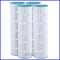 Hurricane Spa Filter Cartridge for Pleatco PA106 & Unicel C-7488, White, 4 Pack