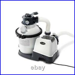 Intex 1200 GPH Above Ground Pool Sand Filter Pump with Automatic Timer(Open Box)