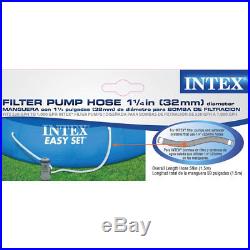 Intex 1.25 Diameter Filter Accessory Swimming Pool Pump Replacement Hose 59 Lo