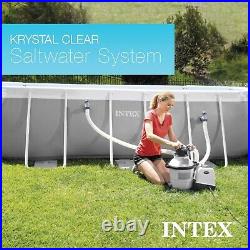 Intex 26679eg 2,150gph 16 Krystal Clear Sand Filter Pump & Saltwater System