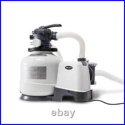 Intex 2800 GPH Pool Sand Filter Pump withKrystal Clear Saltwater System