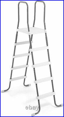 Intex 28067E Above Ground 52 Wall Steel Frame Swimming Pool Entry Ladder