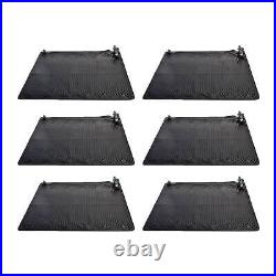 Intex 28685E Above Ground Swimming Pool Water Heater Solar Mat, Black (6 Pack)