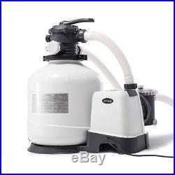 Intex 3000 GPH Above Ground Pool Sand Filter Pump with Automatic Timer 26651EG
