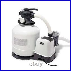 Intex 3000 GPH Above Ground Pool Sand Filter Pump with Automatic Timer (Used)