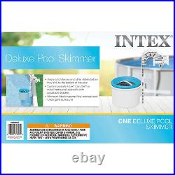 Intex 3000 GPH Pool Sand Filter Pump with Automatic Timer and Automatic Skimmer