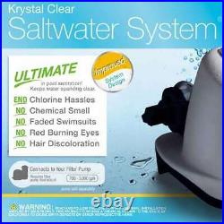 Intex CG-26669 120V Krystal Clear Saltwater Swimming Pool Chlorinator (Open Box)