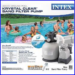 Intex Krystal Clear Sand Filter Pump for Above Ground Pools 3000 GPH Flow NEW