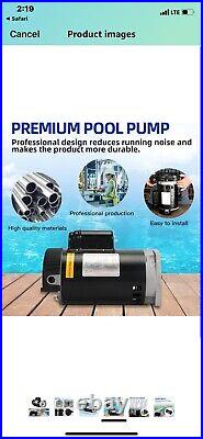 Kozlira B2848 1HP Pool Pump Motor