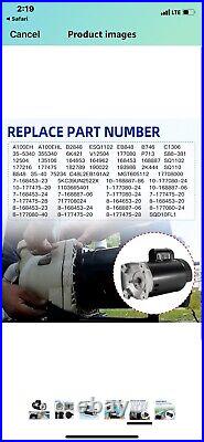 Kozlira B2848 1HP Pool Pump Motor