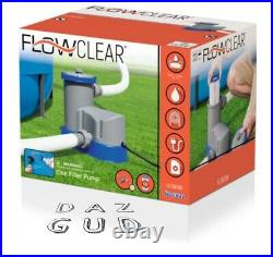 NEW Bestway FlowClear 1500 GPH Filter Pump Above Ground Swimming Pool FAST SHIP