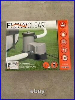 NEW Bestway FlowClear 1500 GPH Filter Pump Above Ground Swimming Pool IN HAND