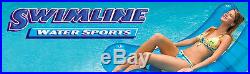 New Swimline 24' Solid Blue Round Above Ground Swimming Pool Overlap Liner
