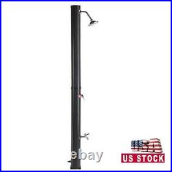 Outdoor Solar Heated Shower withShower 9.2 Gallon Dual-Purpose Poolside Beach Pool