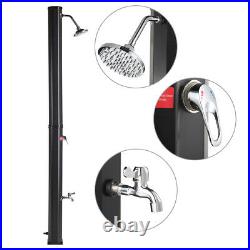 Outdoor Solar Heated Shower withShower 9.2 Gallon Dual-Purpose Poolside Beach Pool
