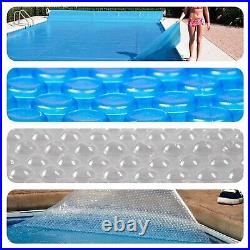 Rectangular Solar Cover Series Heat Retaining Blanket for Swimming Inground Pool