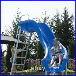 SR Smith 610-209-5822 Rogue 2 Slide With Left Turn White 8' Ft for Swimming Pool